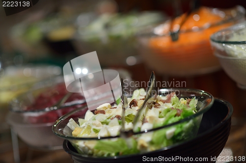 Image of buffet food
