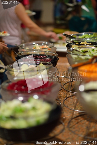 Image of buffet food