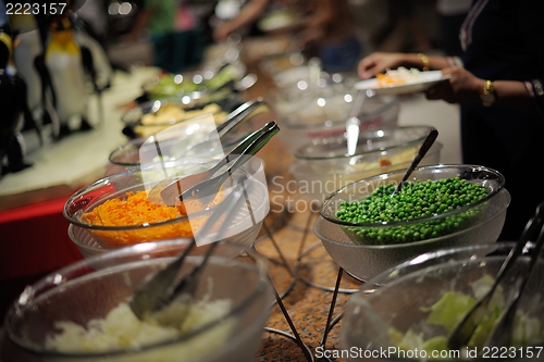 Image of buffet food