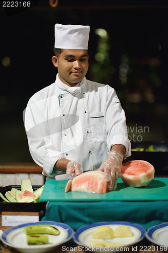 Image of buffet food