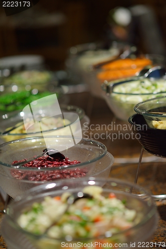 Image of buffet food