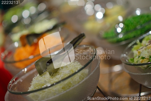 Image of buffet food