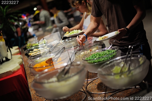 Image of buffet food