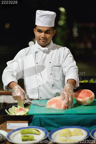 Image of buffet food