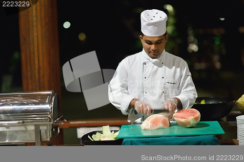 Image of buffet food