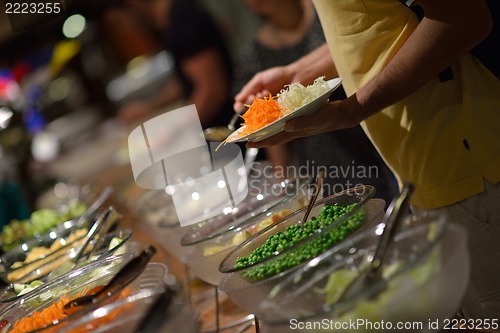 Image of buffet food