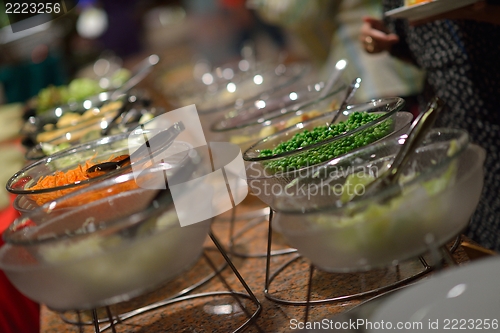 Image of buffet food