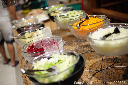 Image of buffet food