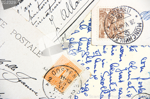 Image of Vintage hand-written post cards