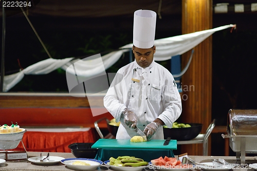 Image of buffet food