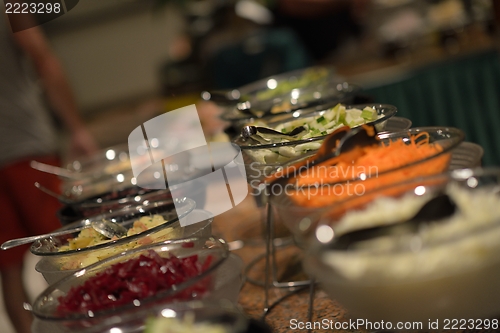 Image of buffet food