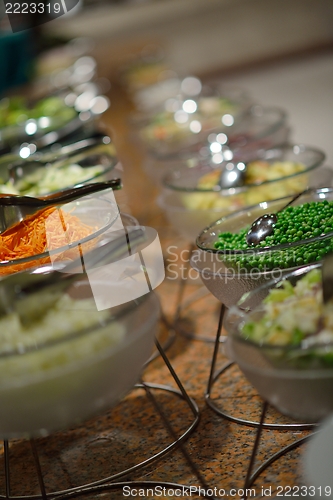 Image of buffet food