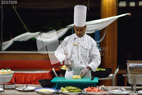 Image of buffet food
