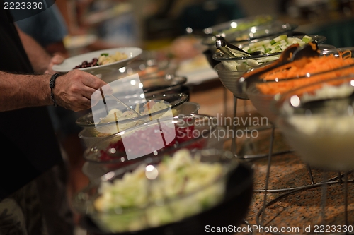 Image of buffet food