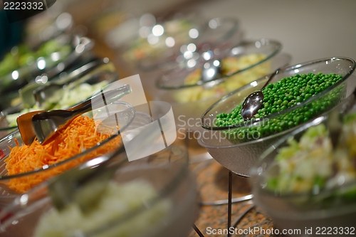 Image of buffet food