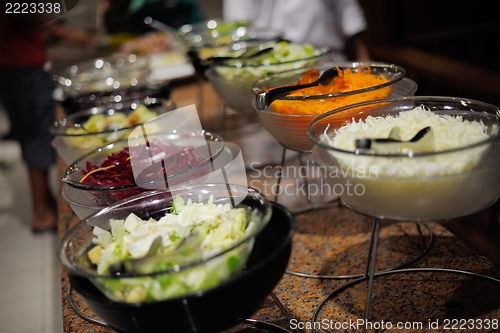 Image of buffet food