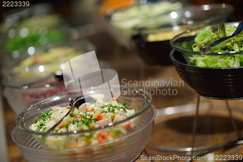 Image of buffet food