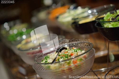 Image of buffet food