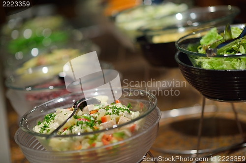 Image of buffet food