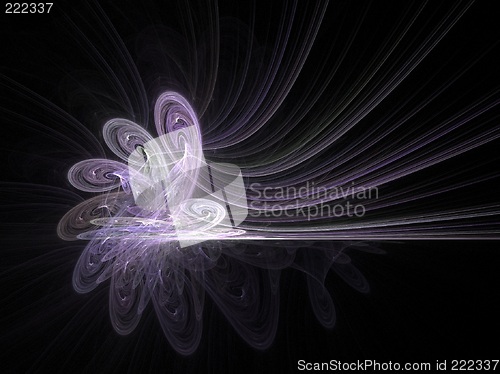 Image of Fractal flower - abstract background