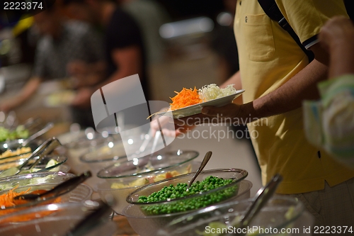 Image of buffet food