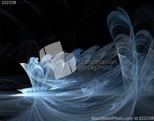 Image of Angel wings - 3D fractal graphics