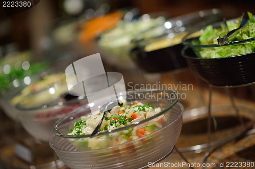 Image of buffet food