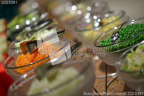Image of buffet food