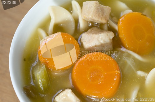 Image of turkey noodle soup