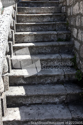 Image of Fragment of Our Lady of the Rock church in Perast, Montenegro