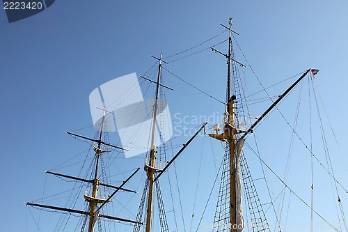 Image of Sailing vessel at the dock