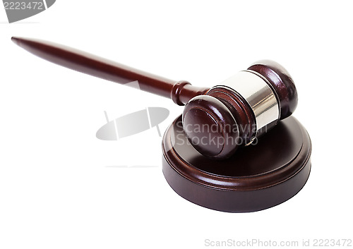 Image of Gavel and block