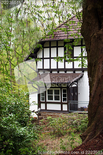 Image of Half timber frame house