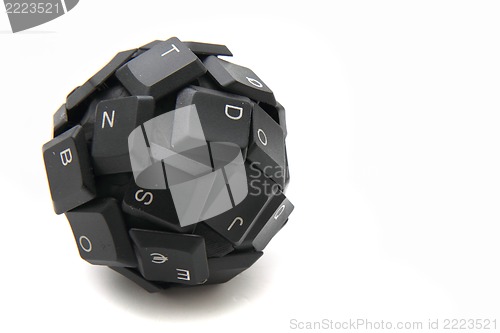 Image of keyboard sphere - new input device 