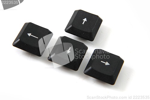 Image of keyboard keys - arrows 