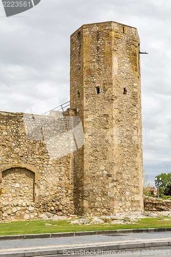 Image of A view of the roman circus tower, Tarragona, Spain.