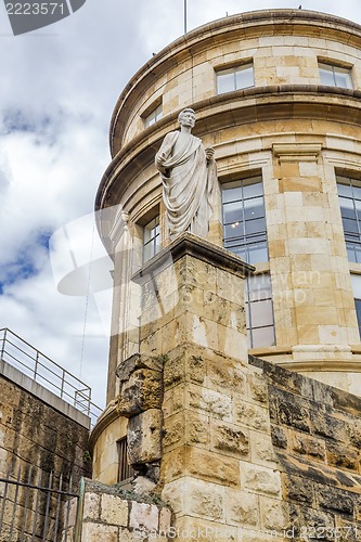 Image of statue of Caesar Augustus in Tarragona, Spain