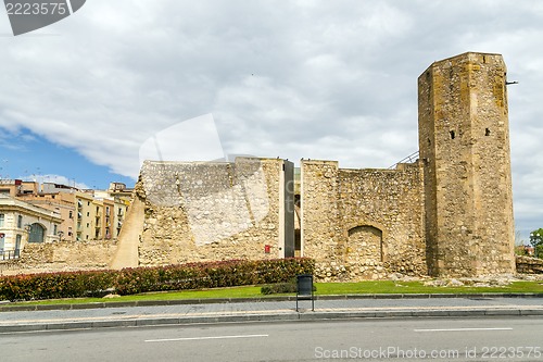 Image of A view of the roman circus tower, Tarragona, Spain.