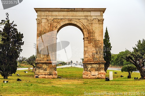 Image of Triumphal arch of Bera in Tarragona, Spain.