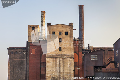 Image of old power plant building