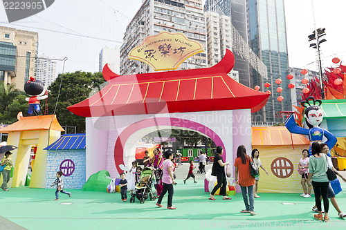 Image of Mid-autumn lantern carnival in Hong Kong