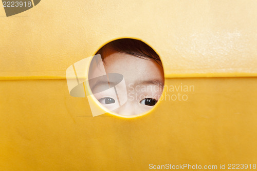 Image of Children curious eyes 