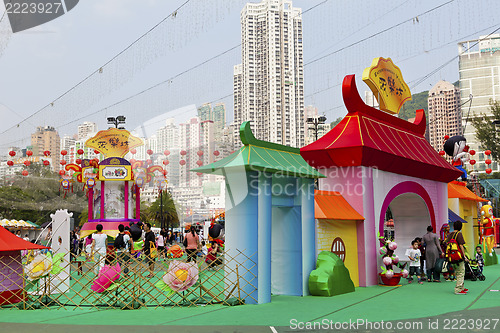 Image of Mid-autumn lantern carnival in Hong Kong