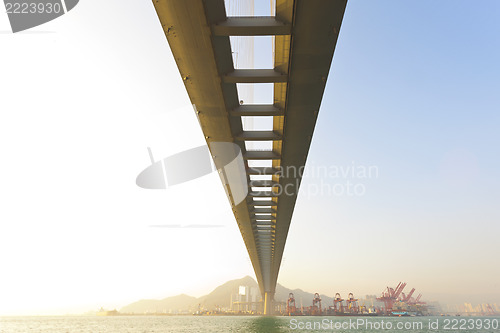 Image of Bridge at sunset