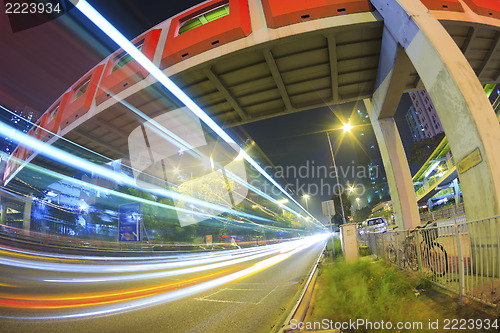 Image of Traffic in downtown of Hong Kong