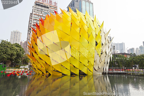 Image of Mid-autumn lantern carnival in Hong Kong