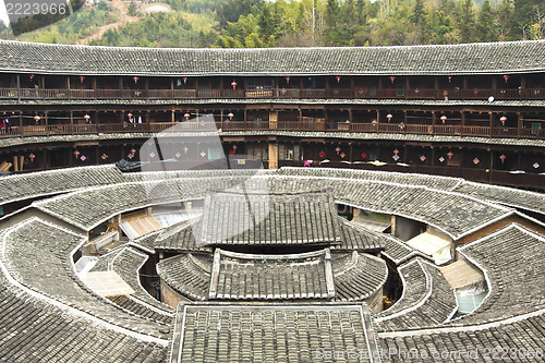 Image of Fujian Tulou house in China