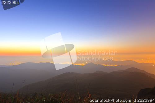 Image of Sunrise at mountain