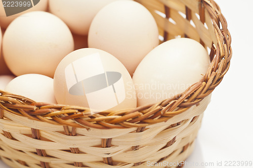 Image of Eggs in basket