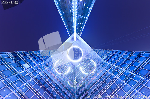 Image of Abstract image of office window